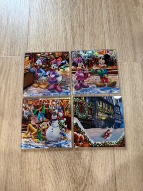 Disney Holiday Character of Coasters - Set of 4